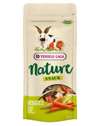 Versele Laga dārzeņu barības piedeva grauzējiem Nature Snack Veggies, 85 g cena un informācija | Barība grauzējiem | 220.lv