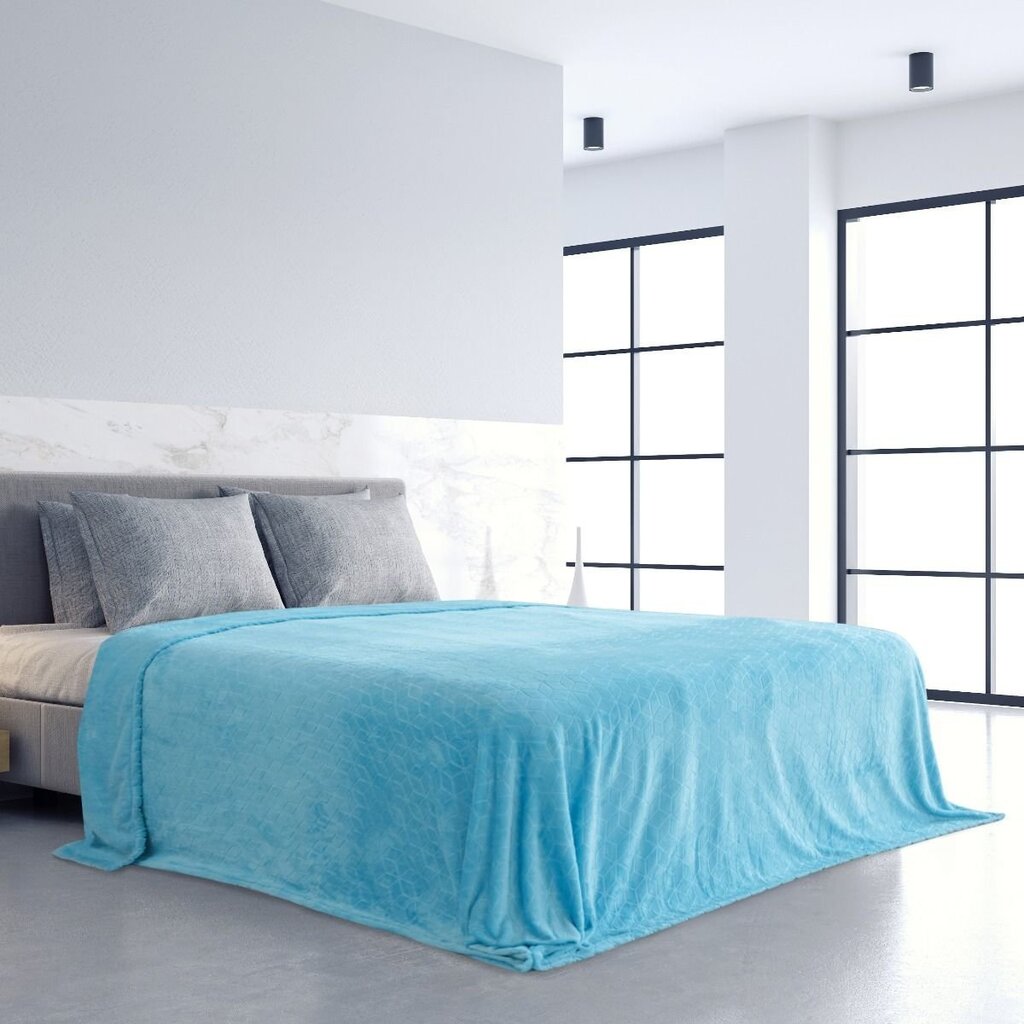 Amelia Home pleds Nessa Turquoise, 220x240 cm cena un informācija | Gultas pārklāji, pledi | 220.lv