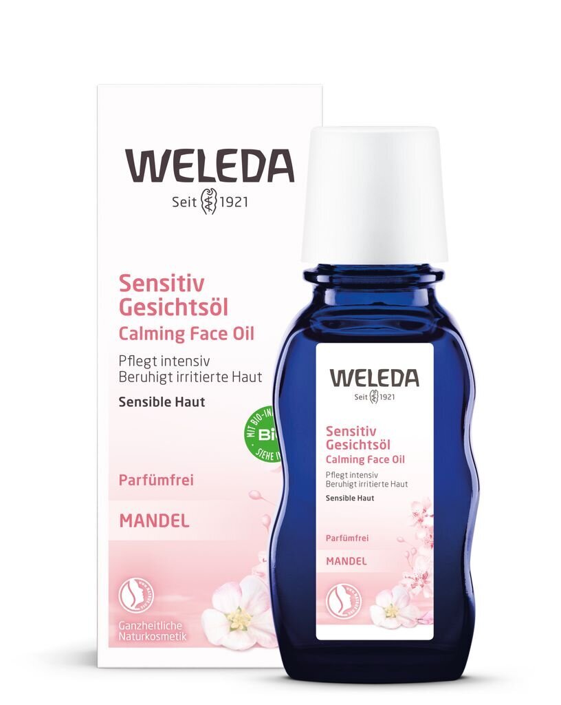 Nomierinoša sejas eļļa ar mandelēm Weleda Almond 50 ml cena un informācija | Serumi sejai, eļļas | 220.lv