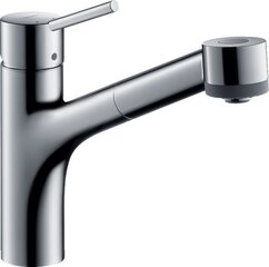 Hansgrohe Talis S virtuves izlietnes jaucējkrāns ar izvelkamu dušas uzgali, hroma, 32841000 cena un informācija | Ūdens maisītāji virtuvei | 220.lv