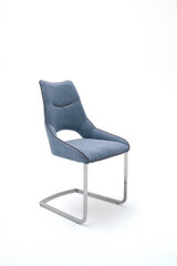 2 krēslu komplekts Aldrina, zils cena un informācija | Virtuves un ēdamistabas krēsli | 220.lv