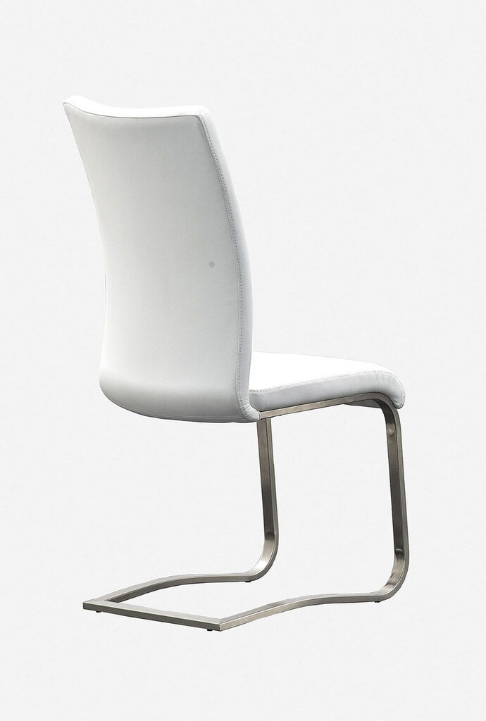 2 krēslu komplekts Arco 2, balts cena un informācija | Virtuves un ēdamistabas krēsli | 220.lv