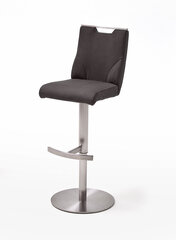Барный-полубарный стул Giulia C-2, гобелен, темно-серый цена и информация | Стулья для кухни и столовой | 220.lv