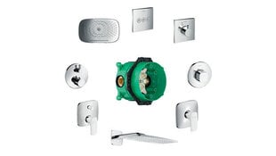 Zemapmetuma mezgls Hansgrohe Ibox, 01800180 цена и информация | Аксессуары для душа, смесителей | 220.lv