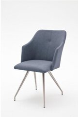 2 krēslu komplekts Madita B, gaiši zils cena un informācija | Virtuves un ēdamistabas krēsli | 220.lv