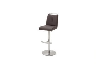 Bāra krēsls Giulia A, mākslīgā āda, brūna cena un informācija | Virtuves un ēdamistabas krēsli | 220.lv