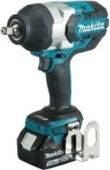 Akumulatora trieciena skrūvgriezis Makita DTW1002RTJ 1/2", 18 V цена и информация | Шуруповерты, дрели | 220.lv