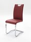 4 krēslu komplekts Koeln, sarkans cena un informācija | Virtuves un ēdamistabas krēsli | 220.lv