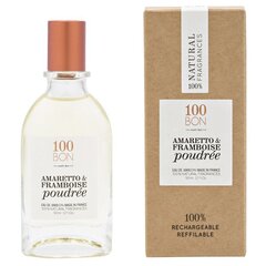 Parfimērijas ūdens sievietēm 100BON EDP Amaretto un aveņu pulveris 50ml cena un informācija | Sieviešu smaržas | 220.lv