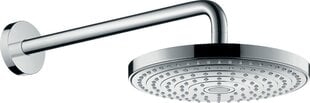 Hansgrohe Raindance Select S 240 2jet dušas galva ar kronšteinu, hroma, 26466000 cena un informācija | Aksesuāri jaucējkrāniem un dušai | 220.lv