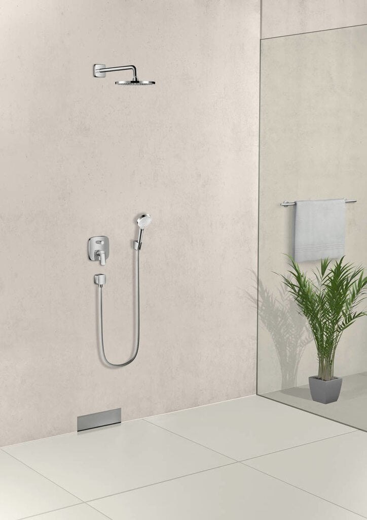 Dušas galva Hansgrohe Crometta Vario 100, divas straumes, 26330400 cena un informācija | Aksesuāri jaucējkrāniem un dušai | 220.lv