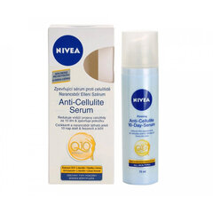 Nostiprinošs ķermeņa serums Nivea Q10 Firming Anti Cellulite Serum 75 ml cena un informācija | Pretcelulīta līdzekļi, kosmētika ādas nostiprināšanai | 220.lv