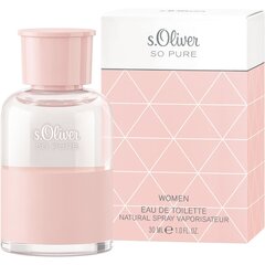 Туалетная вода S.Oliver So Pure Women EDT для женщин 30 мл цена и информация | S.Oliver Духи, косметика | 220.lv