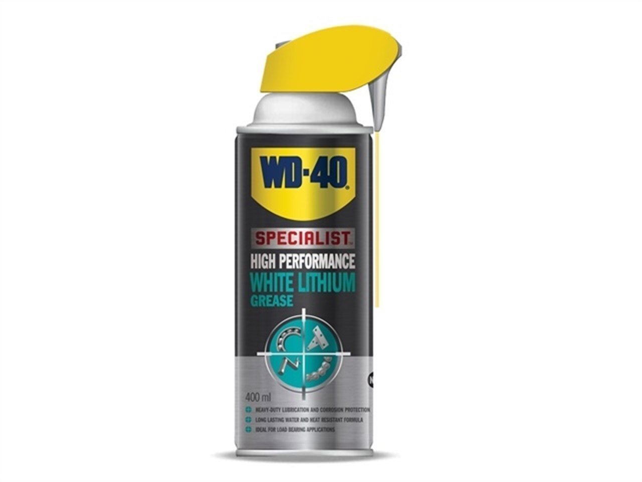 Universāla balta litija smērviela WD-40 White Lithium, 400 ml cena un informācija | Eļļas citām autodaļām | 220.lv