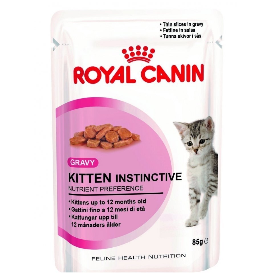 ROYAL CANIN FHNWET 85G KITTEN INSTINCTIVE IN JELLY KAĶĒNIEM цена и информация | Konservi kaķiem | 220.lv