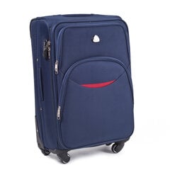 Маленький чемодан Wings 1708-4, синий цена и информация | Чемоданы, дорожные сумки  | 220.lv