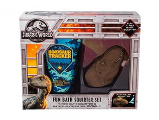 Vannas komplekts Universal Jurassic World zēniem: dušas želeja 150 ml + vannas rotaļlieta цена и информация | Масла, гели для душа | 220.lv