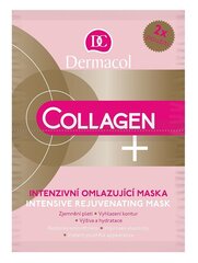 Dermacol Collagen+ маска для лица 2x8 г цена и информация | Маски для лица, патчи для глаз | 220.lv