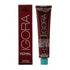 Постоянная краска Igora Royal Schwarzkopf 5-0 (60 ml) цена и информация | Краска для волос | 220.lv