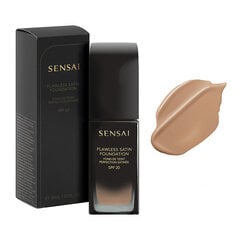 Šķidrs grima pamats Sensai Flawless Satin SPF20 30 ml, 203 Neutral Beige, 203 Neutral Beige цена и информация | Пудры, базы под макияж | 220.lv