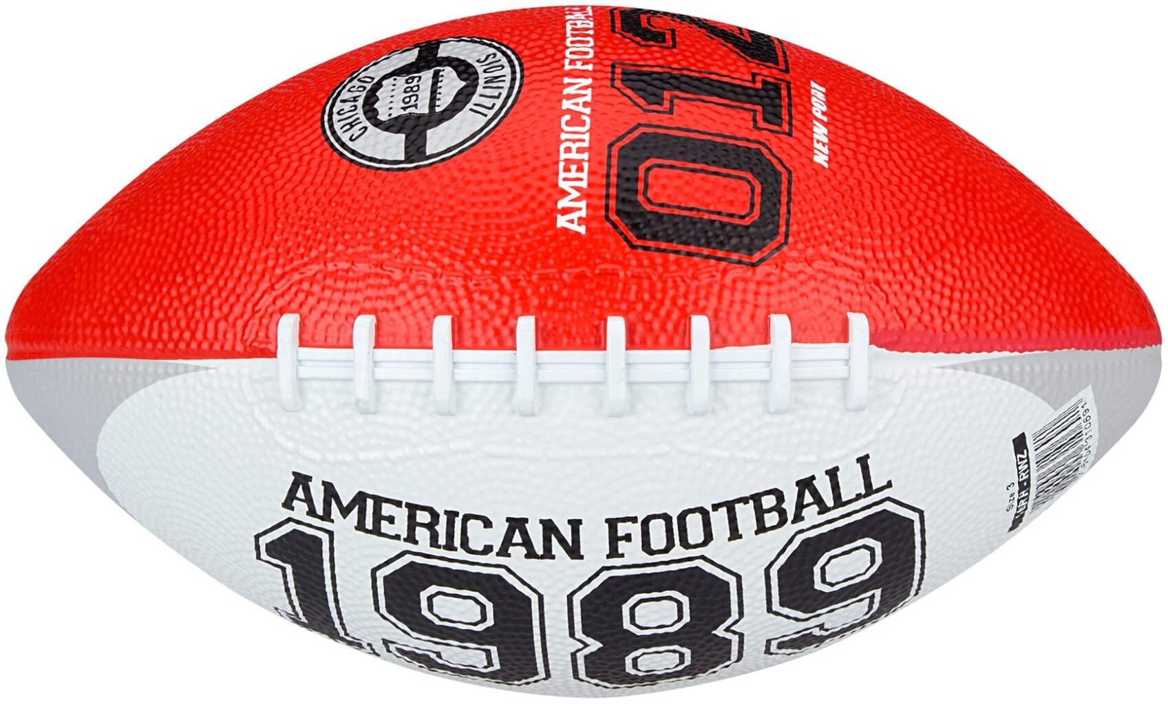 Amerikāņu futbola bumba New Port Mini, sarkans/balts цена и информация | Futbola bumbas | 220.lv
