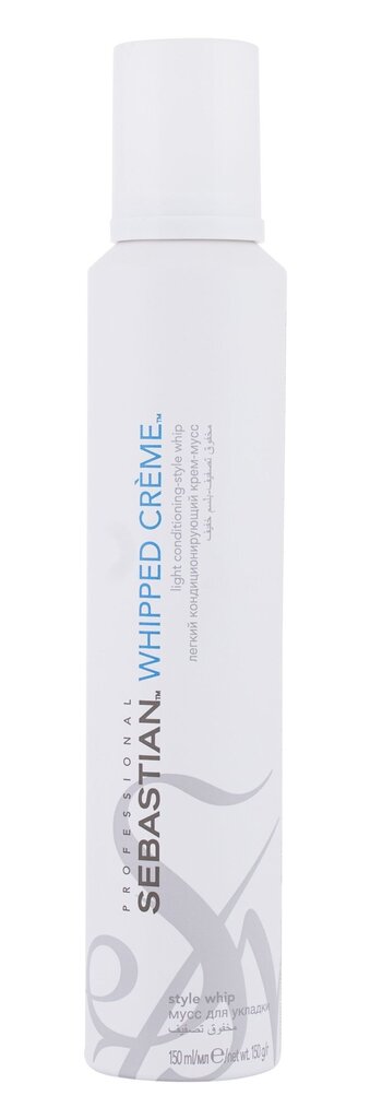 Elastīgas fiksācijas matu putas Sebastian Professional Whipped Creme Style 150 ml cena un informācija | Matu veidošanas līdzekļi | 220.lv