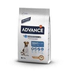 ADVANCE DOG MINI ADULT 7,5KG - ДЛЯ CОБАК МЕЛКИХ ПОРОД (КУРИЦА И РИС) цена и информация |  Сухой корм для собак | 220.lv