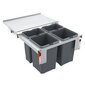 Atkritumu tvertne Franke, Sorter Garbo 60-4 (2 x 12 l + 2 X 8 l) цена и информация | Miskastes | 220.lv