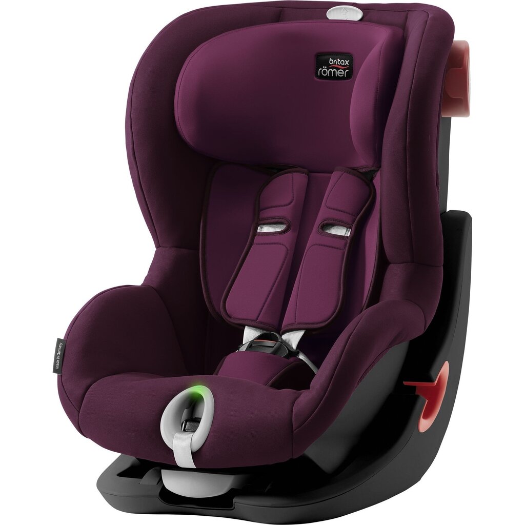 BRITAX-RÖMER automašīnas sēdeklis King II LS 2000030804, 9 - 18 kg, Burgundijas sarkans cena un informācija | Autokrēsliņi | 220.lv