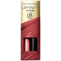 Komplekts Max Factor Lipfinity 055 Sweet: lūpu krāsa 2.3 ml + lūpu balzams 1.9 g cena un informācija | Lūpu krāsas, balzāmi, spīdumi, vazelīns | 220.lv