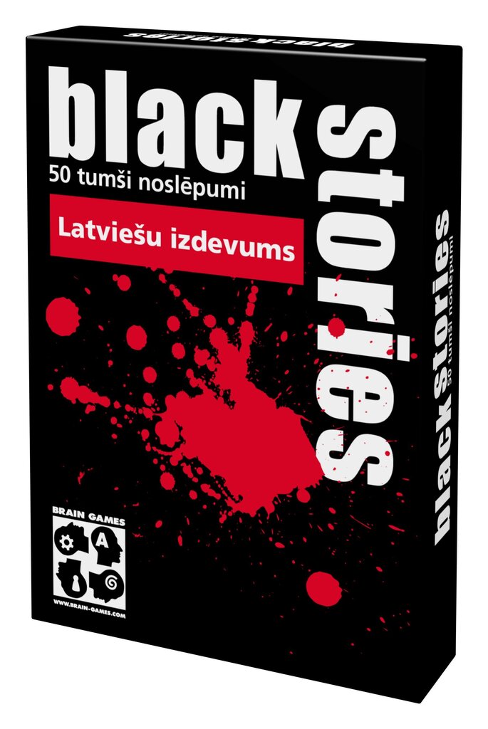 Galda spēle Black Stories LV cena un informācija | Galda spēles | 220.lv