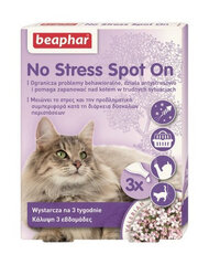 Beaphar nomierinoši pilieni No Stress Spot On, 0,4 ml x 3 цена и информация | Средства по уходу за животными | 220.lv