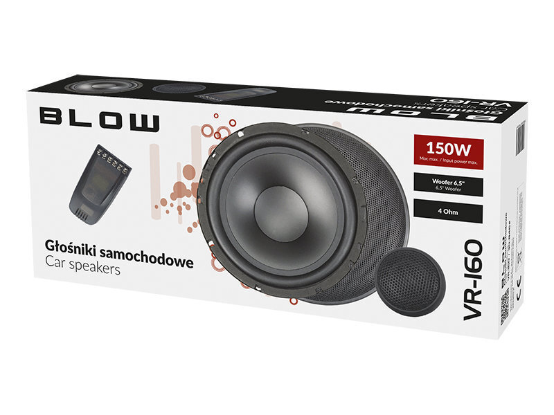 Automašīnas skaļruņi Blow VR - 160 / 30-846 cena un informācija | Auto akustiskās sistēmas | 220.lv