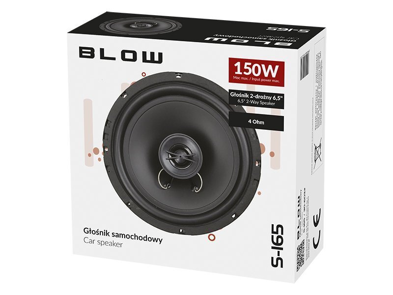 Automašīnas skaļruņi Blow S-165 4Ohm / 30-603 цена и информация | Auto akustiskās sistēmas | 220.lv