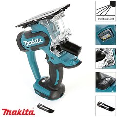 Аккумуляторная пила для гипсокартона Makita DSD180Z цена и информация | Пилы, циркулярные станки | 220.lv