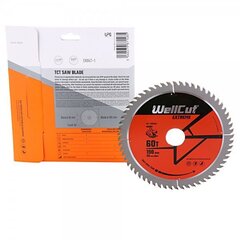 WellCut Extreme TCT griešanas disks 190 mm cena un informācija | Rokas instrumenti | 220.lv