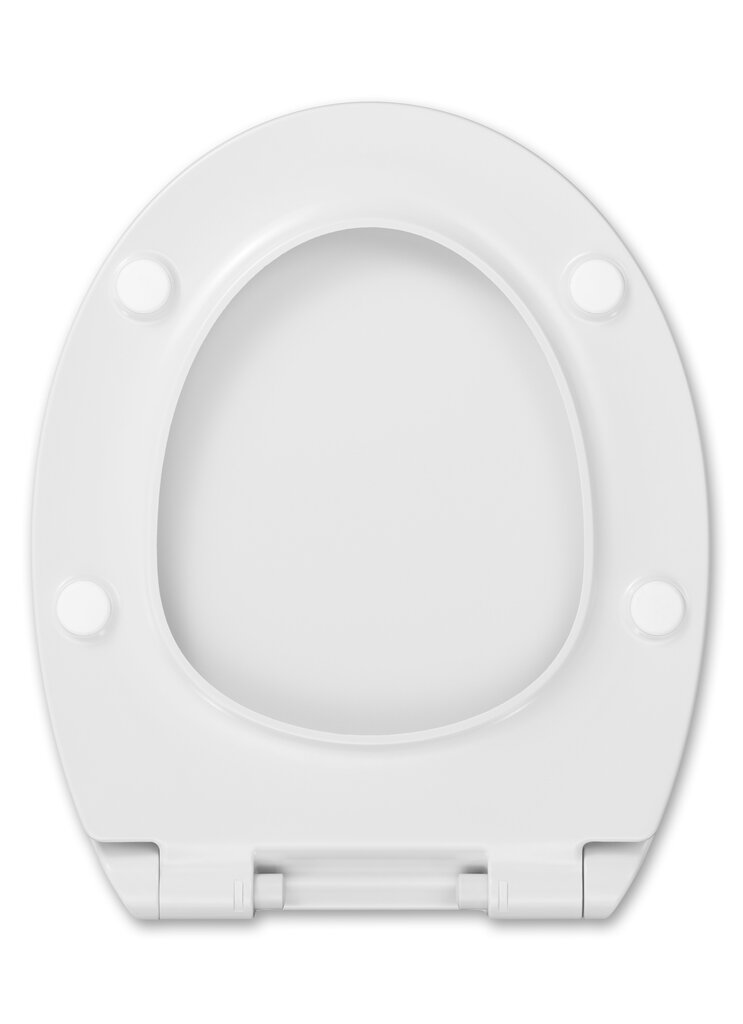 Cedo tualetes poda vāks ar lēno nolaišanu Slim SC Eco, balts cena un informācija | Piederumi tualetes podiem un bidē | 220.lv