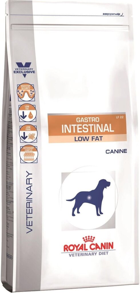 Royal Canin suņiem ar jutīgu gremošanas sistēmu Gastro Intestinal low fat, 6 kg цена и информация | Sausā barība suņiem | 220.lv