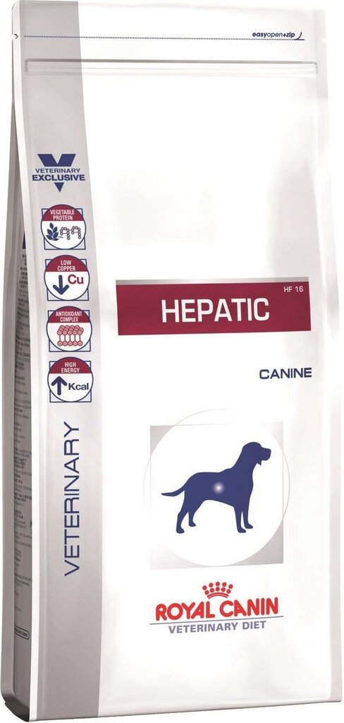 Royal Canin suņiem ar aknu darbības traucējumiem Hepatic, 6 kg cena un informācija | Sausā barība suņiem | 220.lv