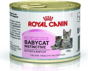 Royal Canin корм для котят и кормящих кошек Babycat Instinctive, 195 г цена и информация | Консервы для котов | 220.lv