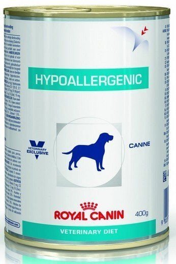 Royal Canin alerģiskiem suņiem Dog hypoallergenic, 400 g цена и информация | Konservi suņiem | 220.lv