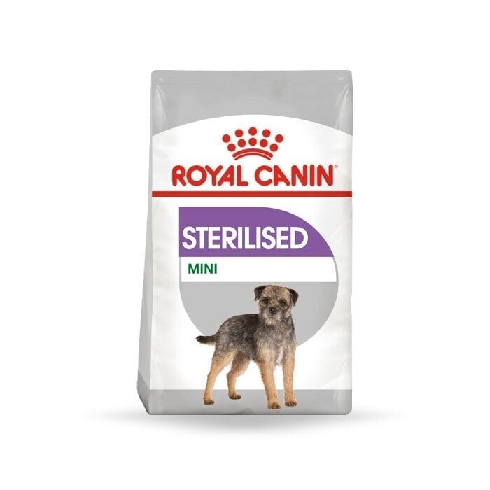 Royal Canin sterilizētiem suņiem Mini sterilised, 8 kg cena un informācija | Sausā barība suņiem | 220.lv