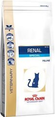 Royal Canin kaķiem ar nieru darbības traucējumiem Cat Renal special, 4 kg цена и информация | Сухой корм для кошек | 220.lv