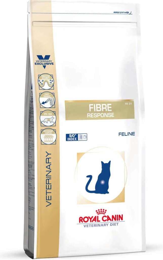 Royal Canin jutīgu kaķu barošanai Cat fibre response, 0,4 kg цена и информация | Sausā barība kaķiem | 220.lv