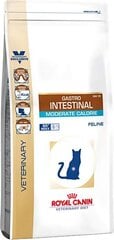 Royal Canin kaķiem ar gremošanas traucējumiem Gastro Intestinal moderate calorie, 0,4 kg cena un informācija | Sausā barība kaķiem | 220.lv