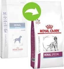 Royal Canin suņiem ar nieru darbības traucējumiem Dog renal, 2 kg cena un informācija | Sausā barība suņiem | 220.lv