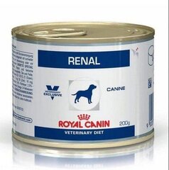 Royal Canin suņiem ar nieru darbības traucējumiem Renal Canine, 200 g cena un informācija | Konservi suņiem | 220.lv