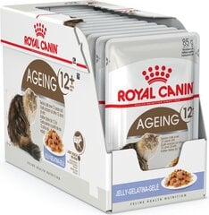 Royal Canin vecākiem kaķiem Ageing +12, 12x85 g cena un informācija | Konservi kaķiem | 220.lv