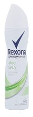 Izsmidzināms dezodorants antiperspirants Rexona Aloe Vera 48 h sievietēm 150 ml cena un informācija | Dezodoranti | 220.lv