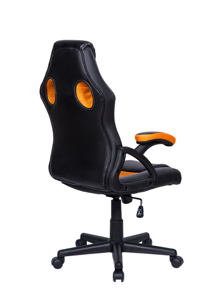 Spēļu krēslu Swift, melns/oranžs cena un informācija | Biroja krēsli | 220.lv